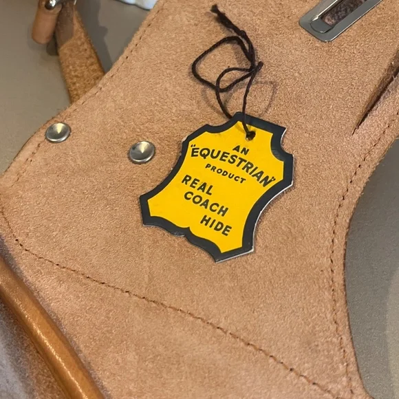 VINTAGE COACH HIDE EQUESTRIAN SHOULDER BAG - Picture 8 of 9